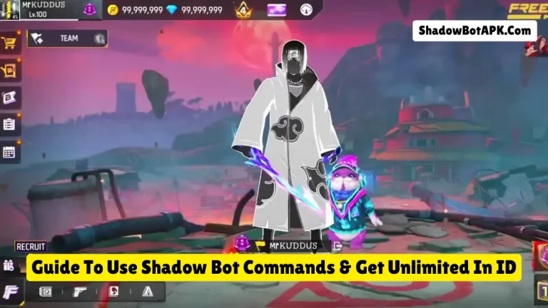 How To Use Shadow Bot Pro V4 Commands In Free Fire Game